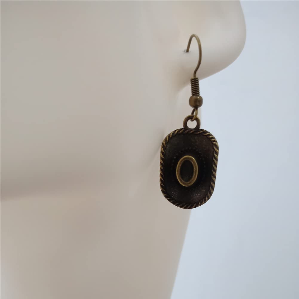 Cowboy Hat Earrings, Country and Western Jewelry AETYWYEIN