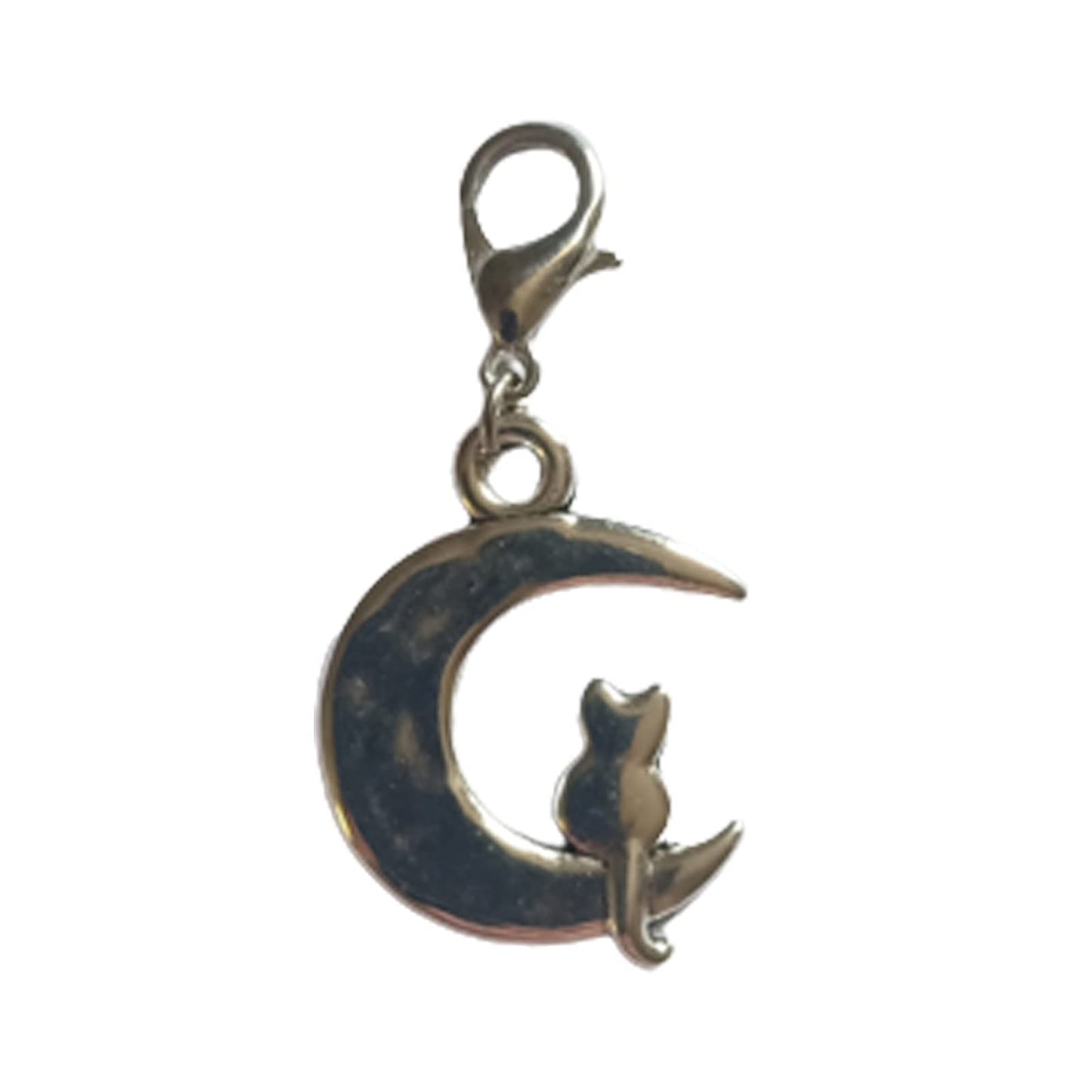 3pcs Moon Cartoon Cat Clip on Charm, Celestial Zipper Pull AETYWYEIN