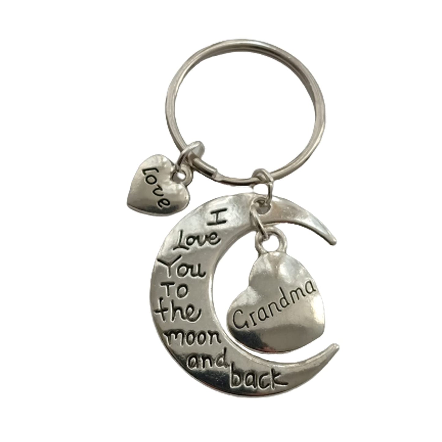 I Love You to the Moon and Back Grandma Keychain AETYWYEIN