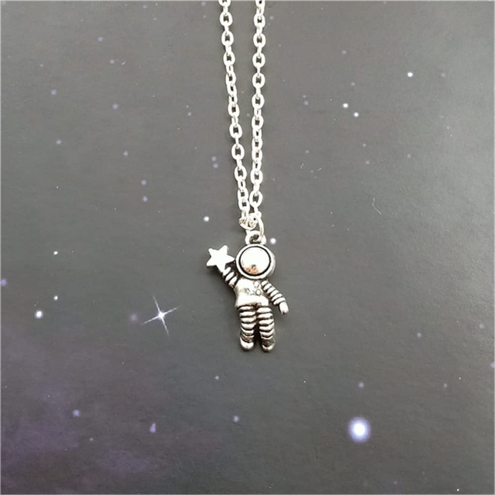 Original Fashion Astronaut Necklace, Space Lover AETYWYEIN