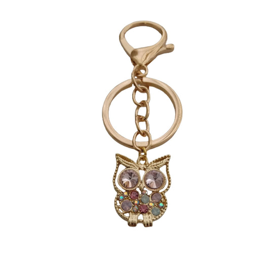 Cute Colorful Owl Keychain for Bird Lover AETYWYEIN