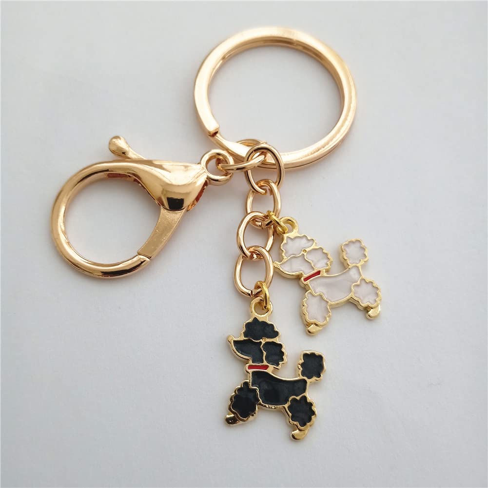 Cute Dog Keychain for Poodles Lover AETYWYEIN