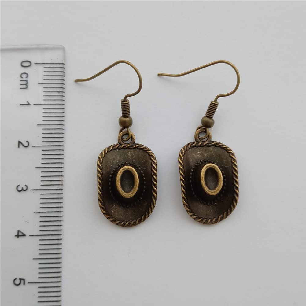 Cowboy Hat Earrings, Country and Western Jewelry AETYWYEIN