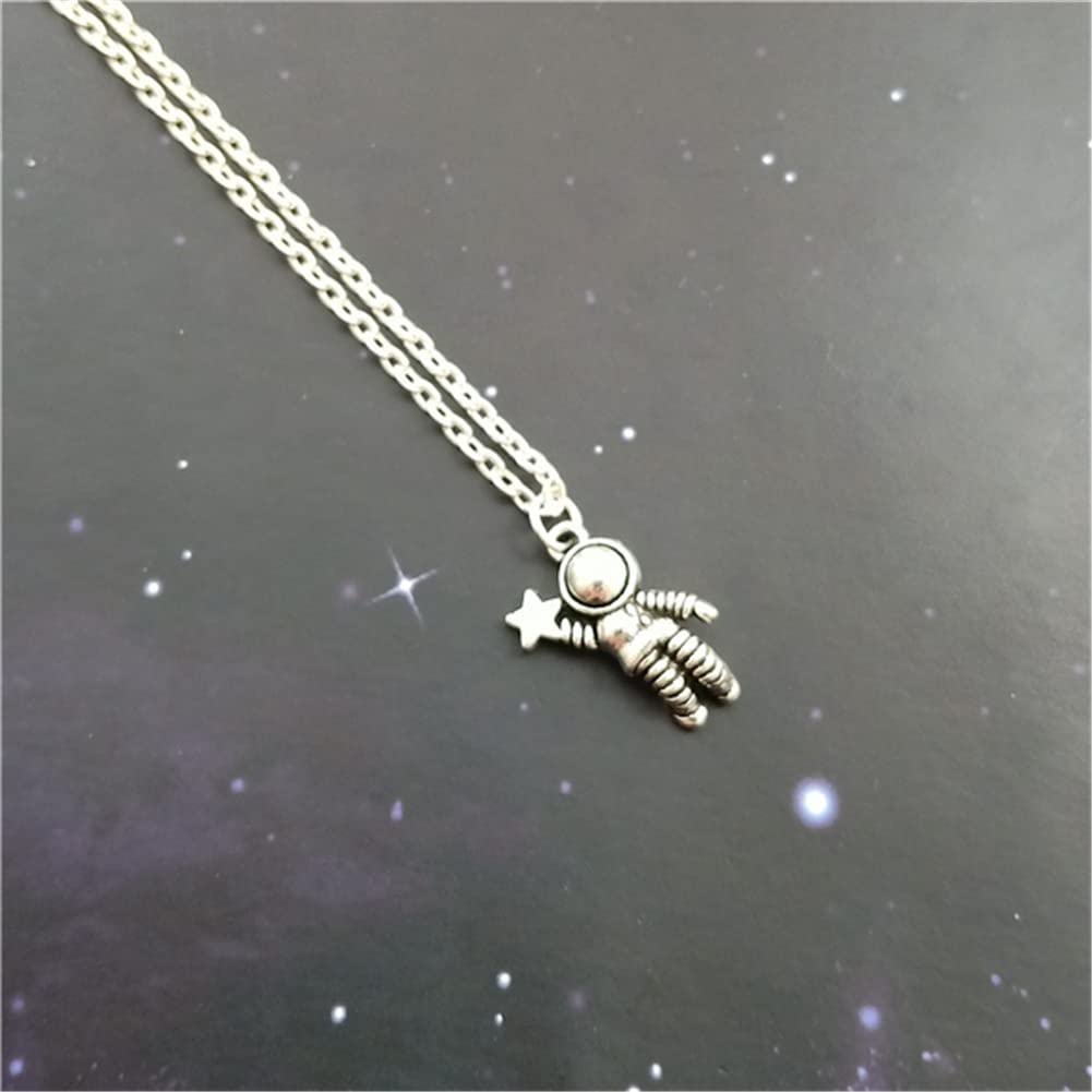 Original Fashion Astronaut Necklace, Space Lover AETYWYEIN