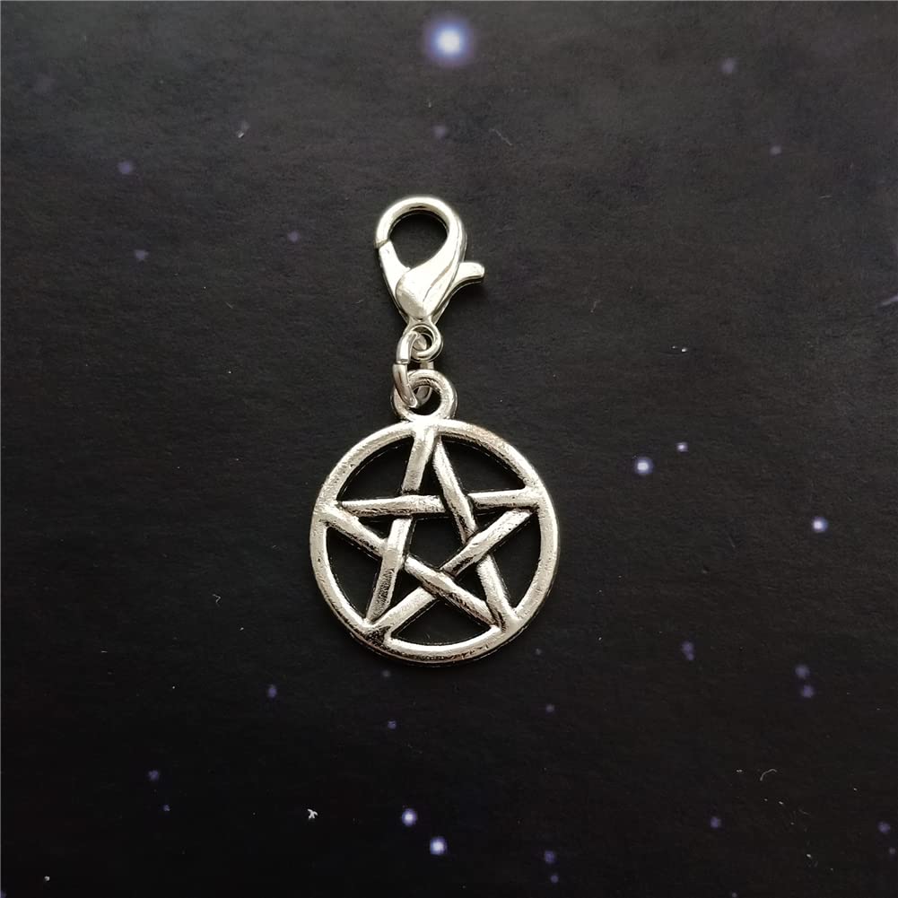 3pcs Creative Pentagram Jewelry, Star Clip on Charm AETYWYEIN