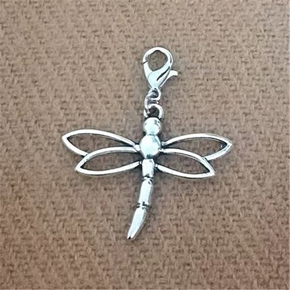 2pcs Dragonfly Clip on Charm, Dragonfly Zipper Pull, Insect Jewelry AETYWYEIN